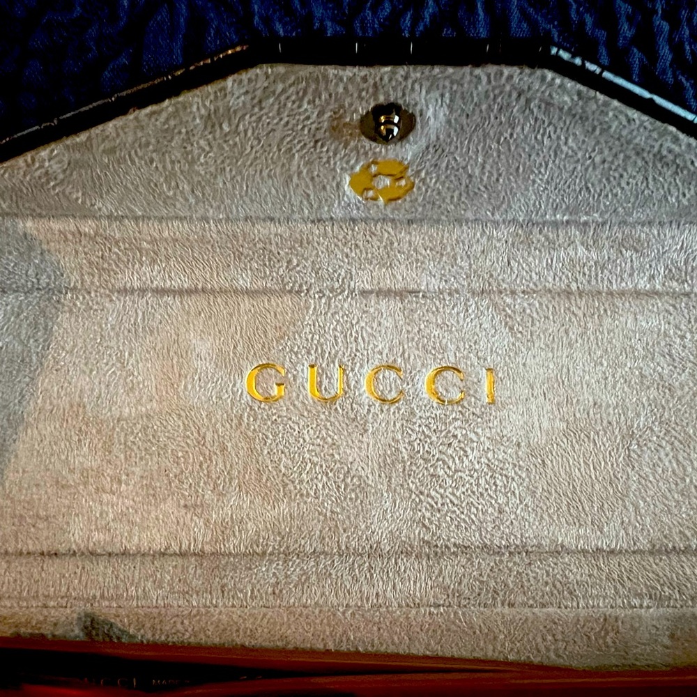 💃🏼 New Authentic Gucci Full Rim Butterfly / Cat Eye Brown Frames 3566 WD1 140 - Picture 8 of 16